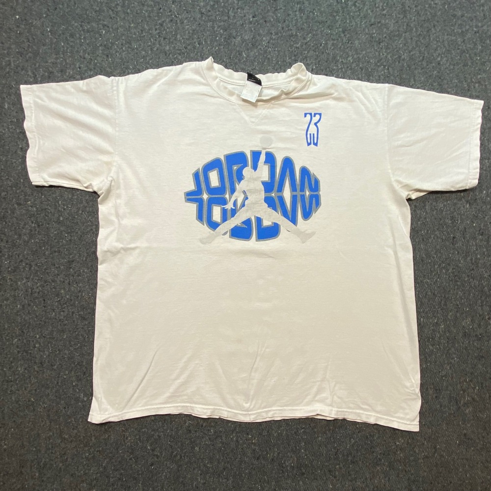 Jordan T Shirt XL Mens White Streetwear Graphic Jumpman Short Sleeve Tee